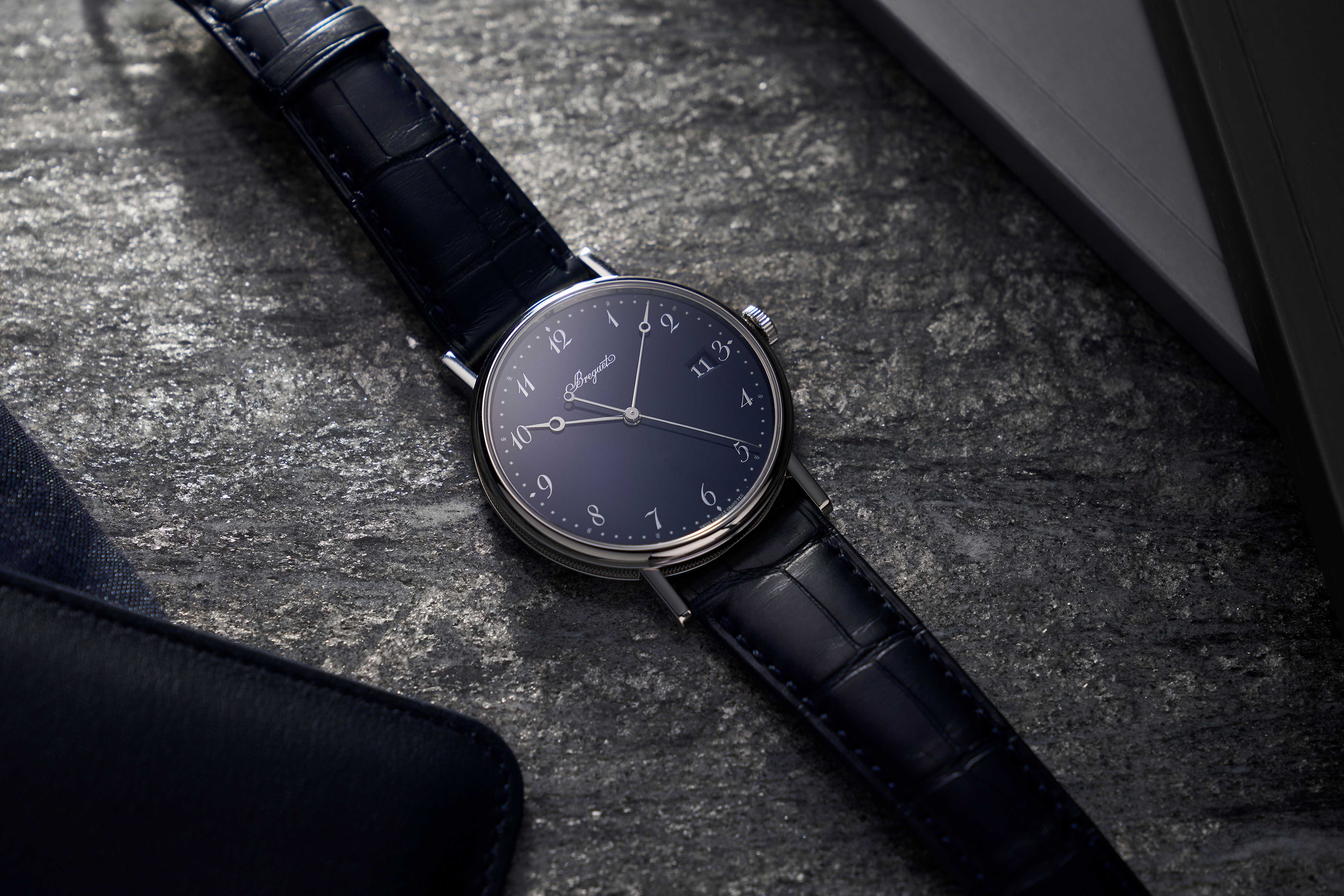 Breguet Classique 5177 Grand Feu Blue Enamel Rivoli