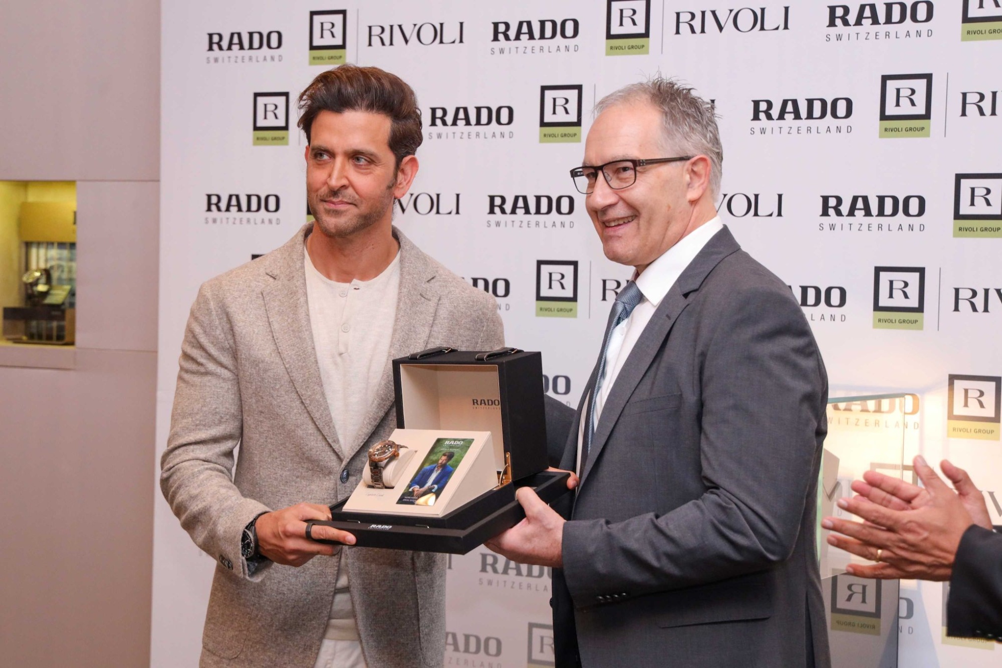 Bollywood Star Hrithik Roshan Unveils The New Rado Captain Cook High Tech Ceramic Special Edition Watch In Dubai