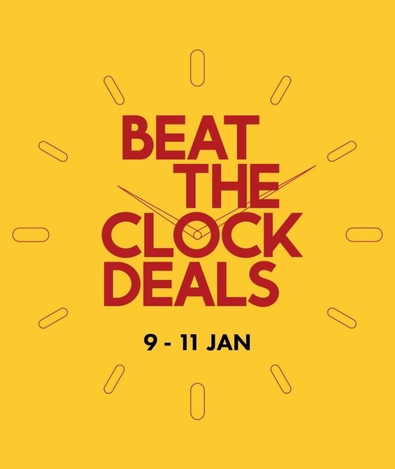 It’s Time To ‘Beat The Clock’ from 9th to 11th Jan 2026.