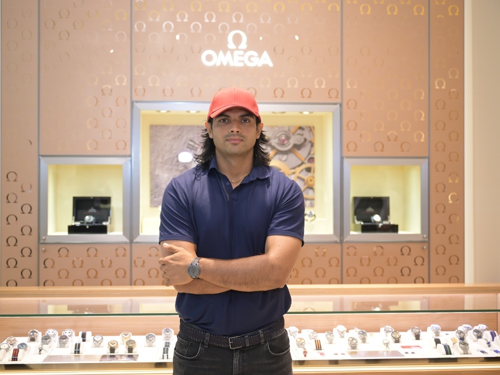 World and Olympic Champion Neeraj Chopra visits OMEGA