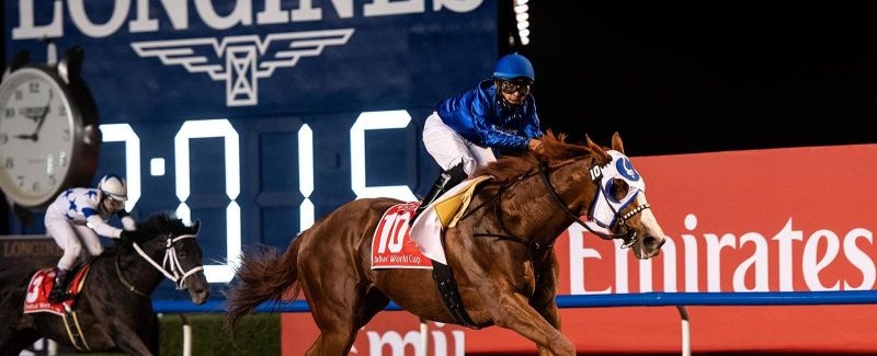 Longines Times The Victory of Mystic Guide In The 25th Dubai World Cup