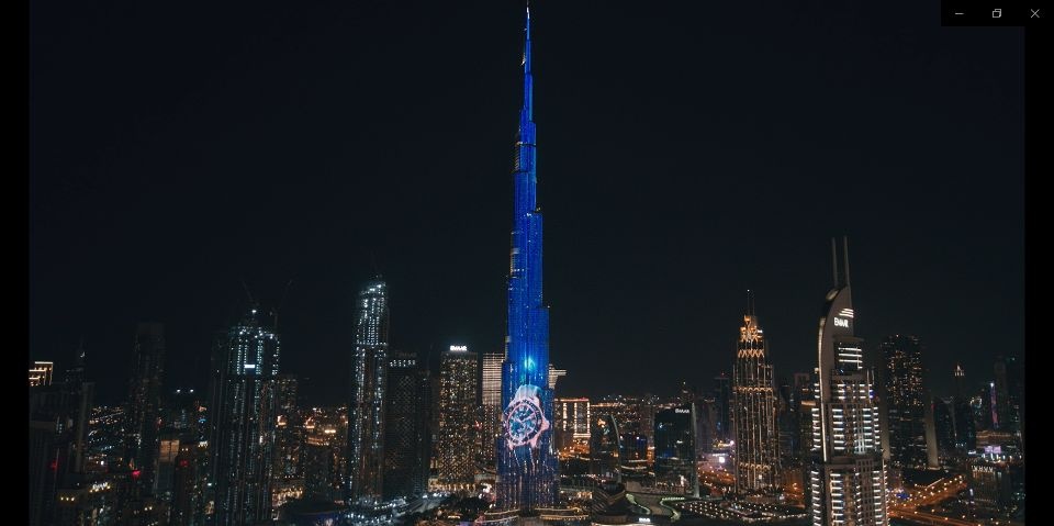 Blancpain Celebrated The 70th Anniversary Of The Fifty Fathoms By Lighting Up The Burj Khalifa