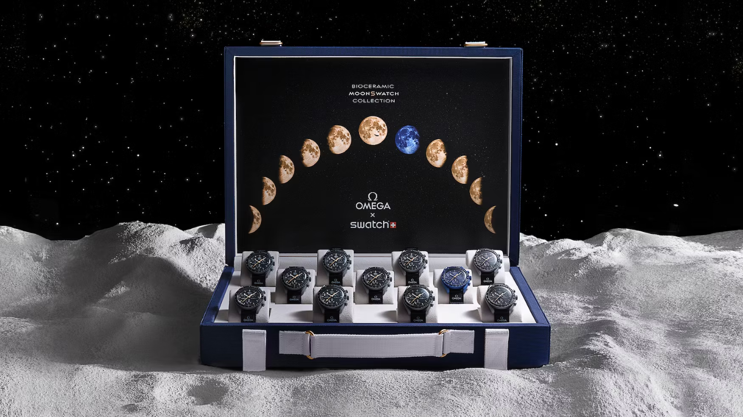 Moonshine Gold MoonSwatch Returns As Omega And Swatch Partner With Sotheby’s To Auction 11 Complete Sets