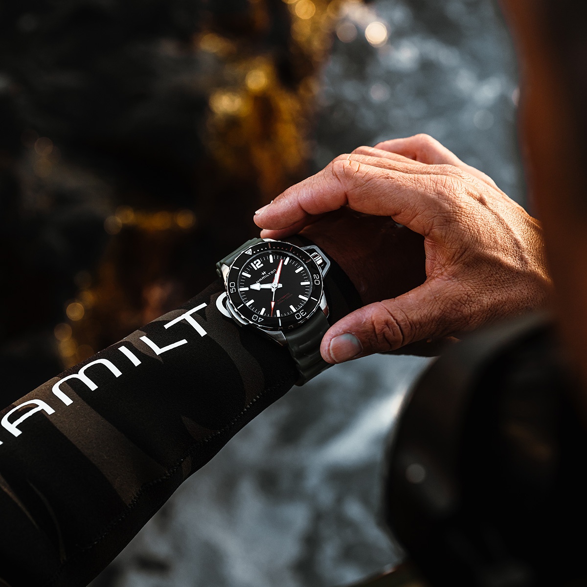 Hamilton Khaki Navy Frogman And Freediver Pierre Frolla