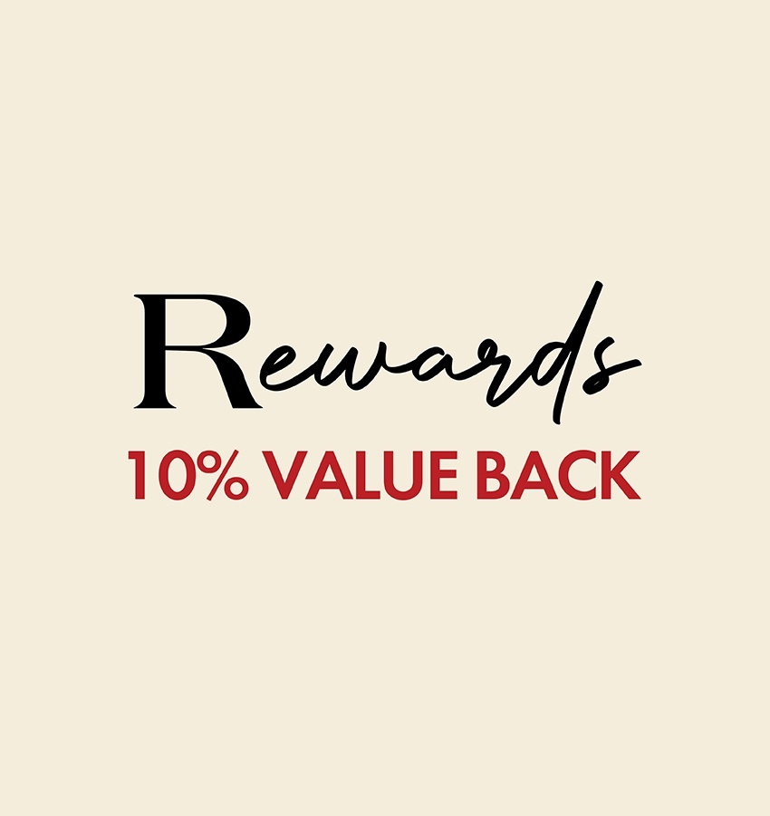 'R' Rewards - 10% Value Back