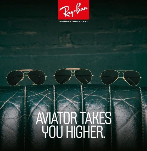 Ray Ban's Aviator Takes You Higher